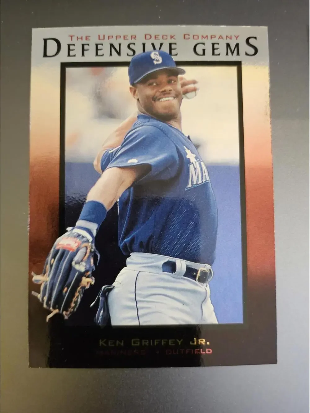 1996 Upper Deck #150 Ken Griffey Jr Defensive Gems HOF Seattle Mariners NmMt